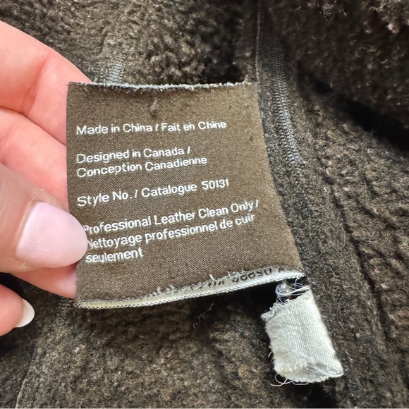 Vintage Danier Brown Suede Shearling Jacket - Picture 7 of 7